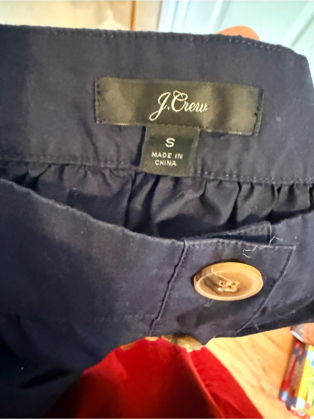 Button Front J Crew Top - Picture 3 of 3